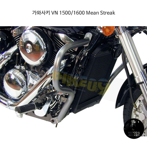 가와사키 VN 1500/1600 Mean Streak 엔진 프로텍션 바- 햅코앤베커 오토바이 보호가드 엔진가드 501218 00 02